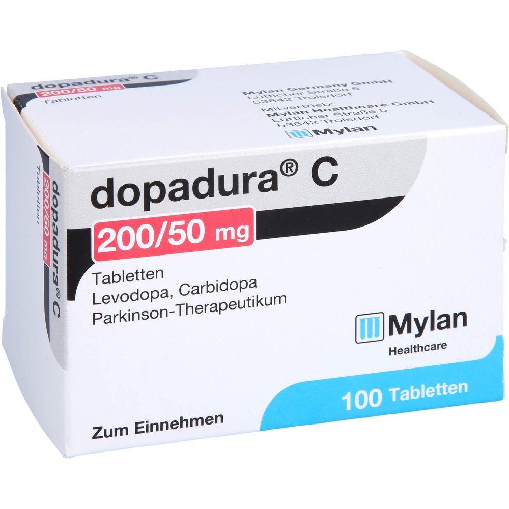 Das Produktfoto zeigt Dopadura C 200/50 Mg Tabletten (100 stk) PZN 00673526