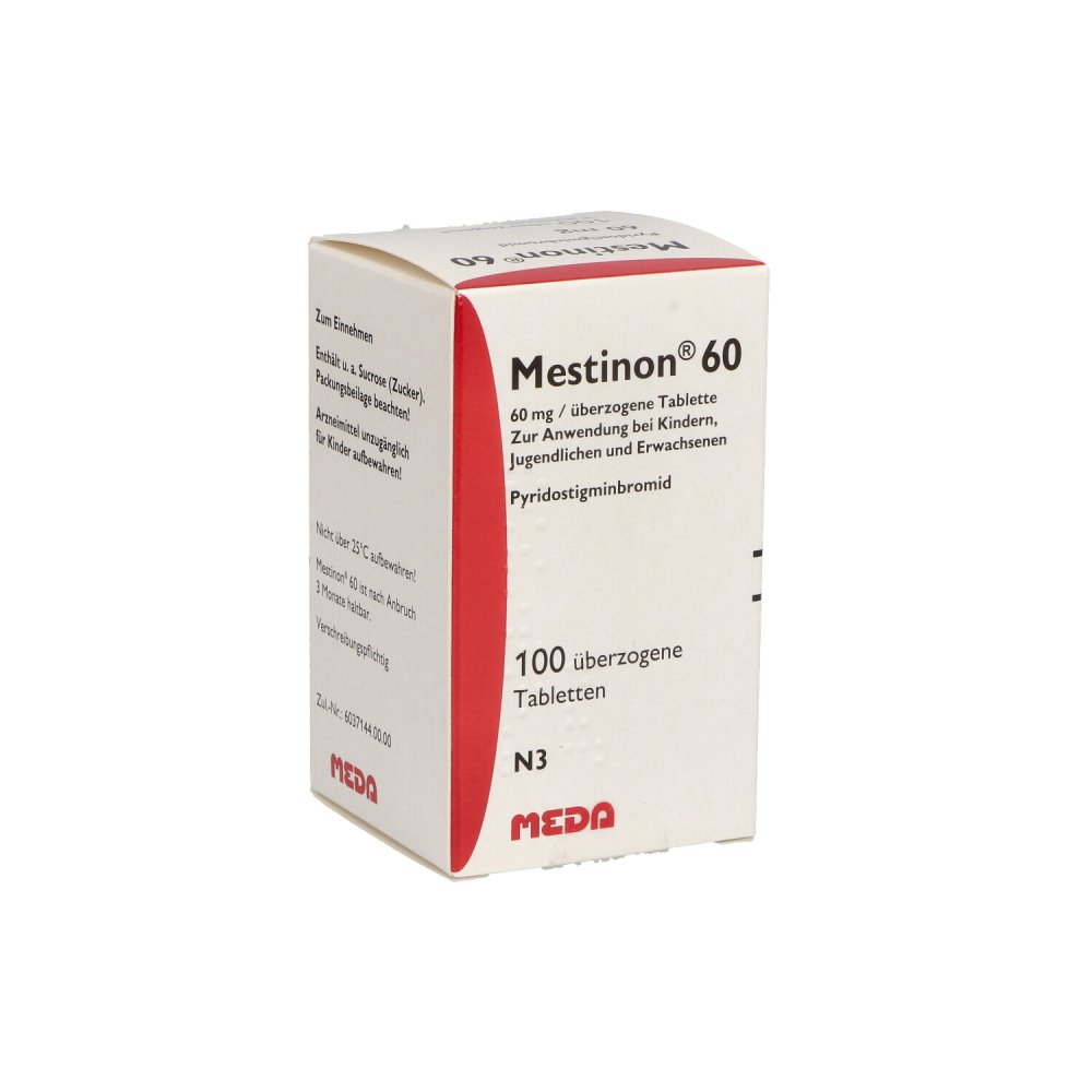 Mestinon 60 Mg Überzogene Tabletten (100 stk)