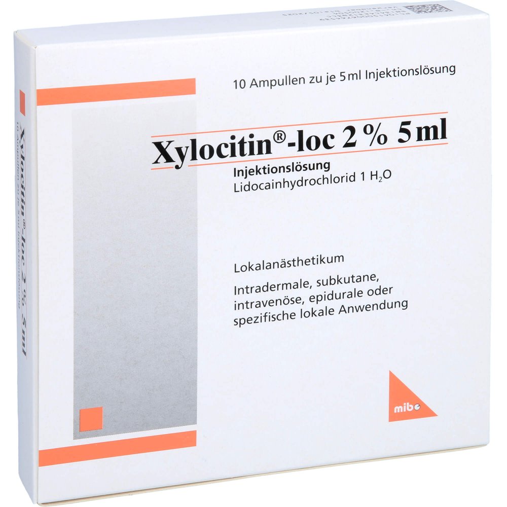 Xylocitin-Loc 2% 5 Ml Injektionslösung Amp. (10X5 ml)