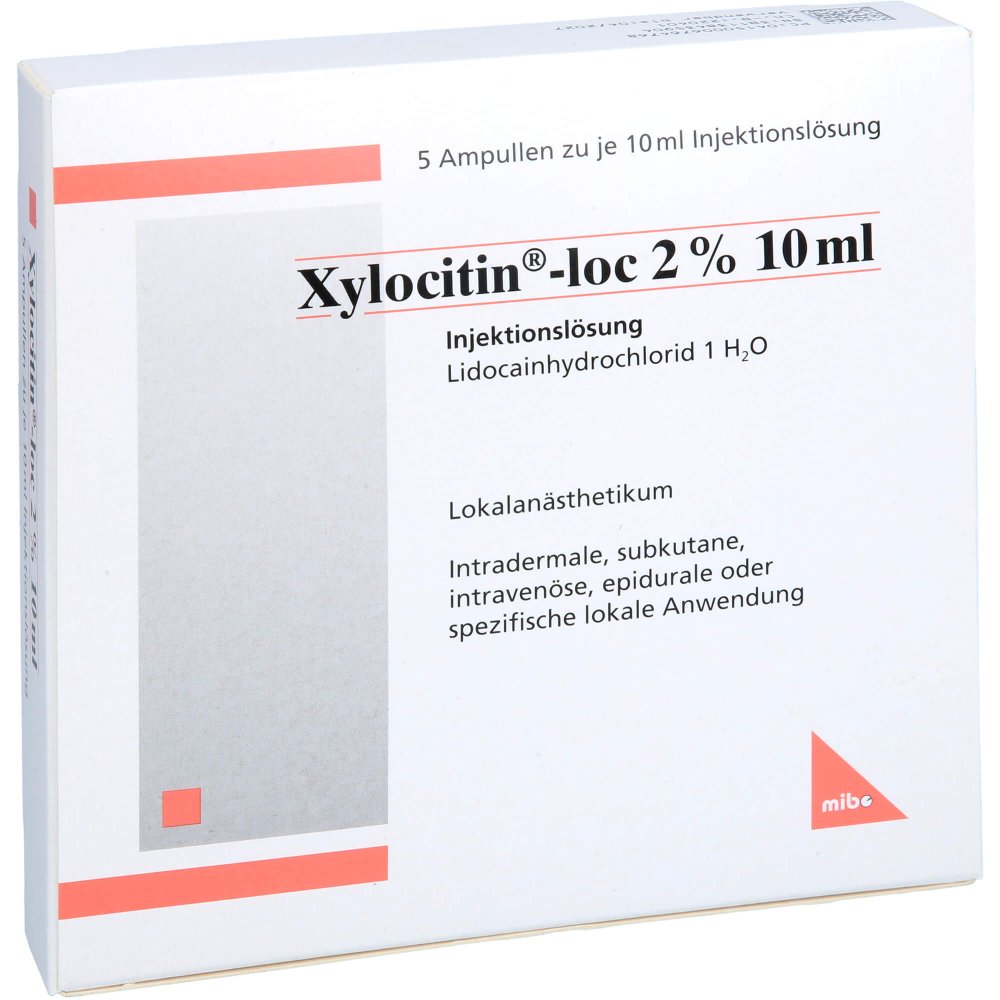Xylocitin-Loc 2% 10 Ml Injektionslösung Amp. (5X10 ml)