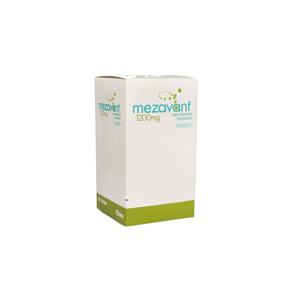 Das Produktfoto zeigt Mezavant 1200 Mg Magensaftres.Retardtabl. (120 stk) PZN 00679581