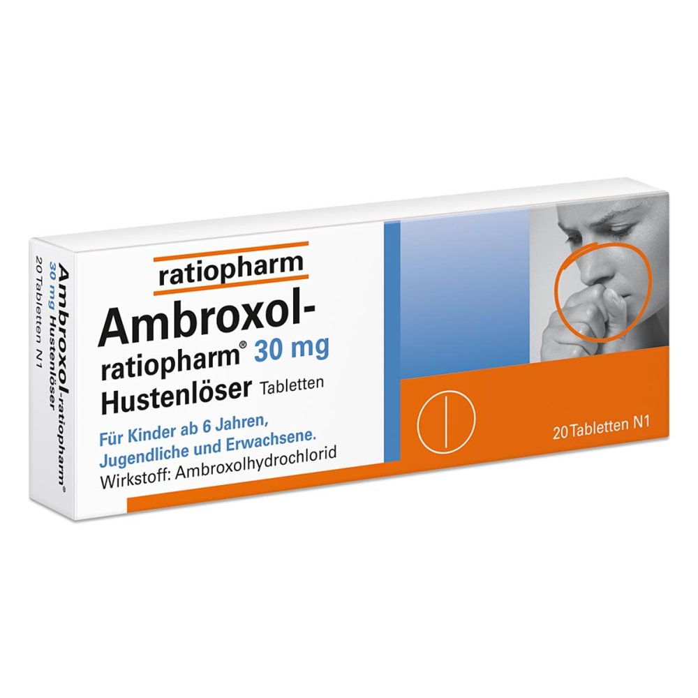 Ambroxol-Ratiopharm 30 Mg Hustenlöser Tabletten (20 stk)