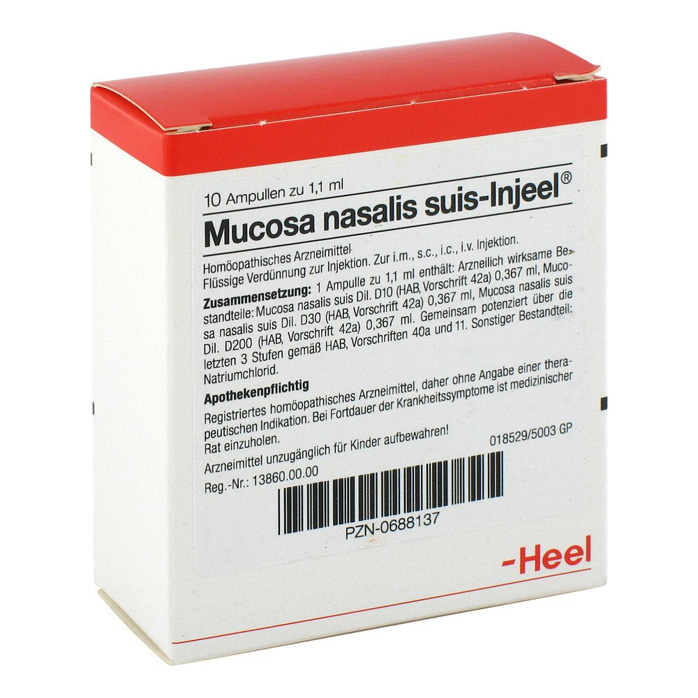 Mucosa Nasalis Suis Injeel Ampullen (10 stk)