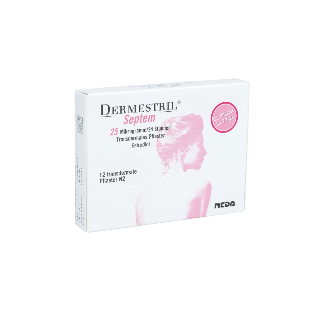Dermestril Septem 25μg/24std.-Pfl. (12 stk)
