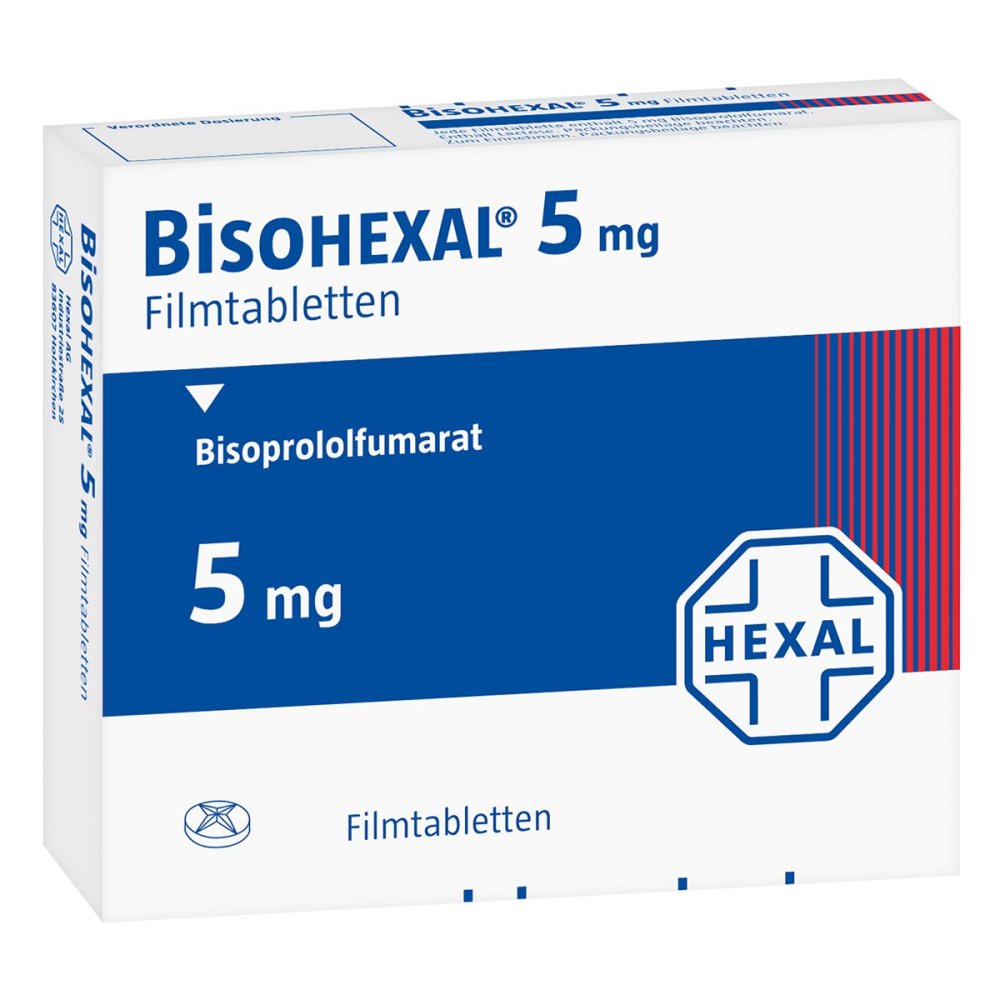 Bisohexal 5 Mg Filmtabletten (100 stk)
