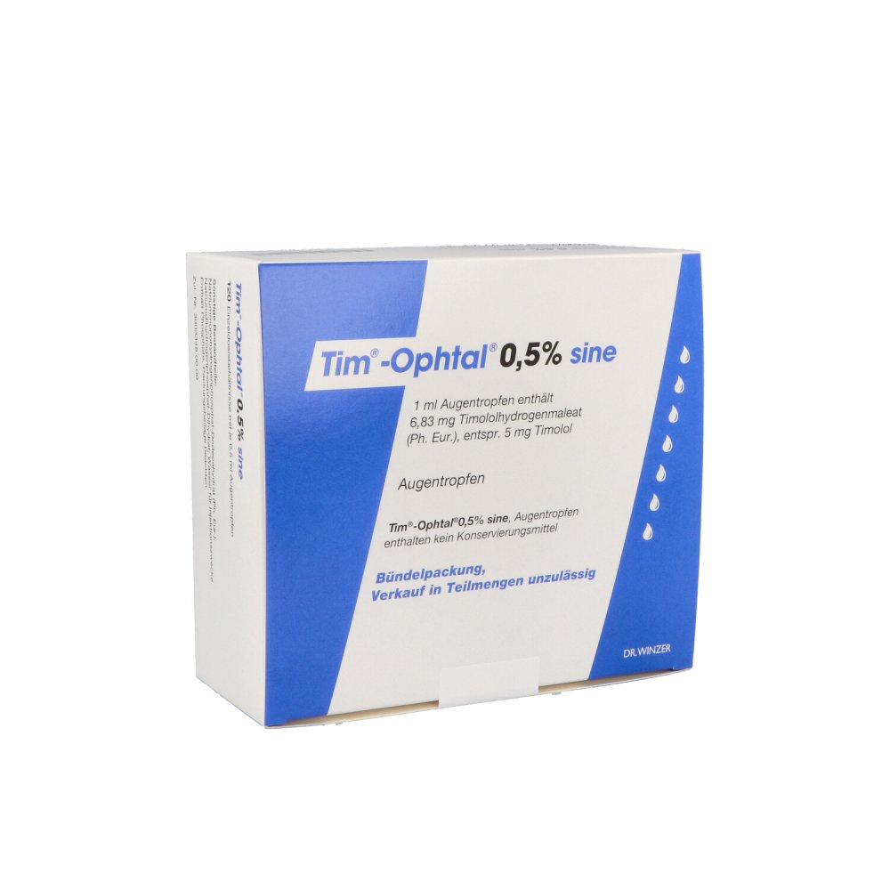 Tim Ophtal 0,5% Sine Augentropfen (120X0.5 ml)