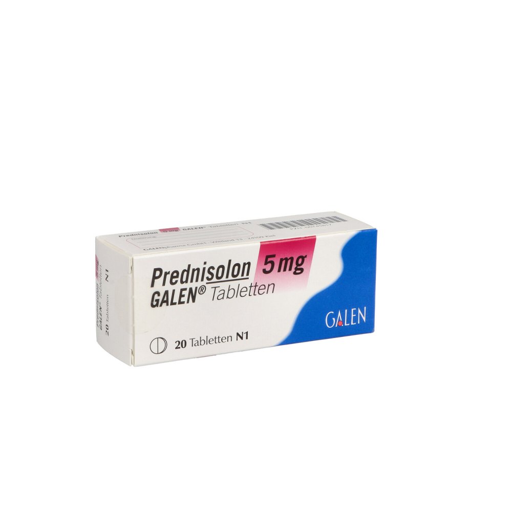 Prednisolon 5 Mg Galen Tabletten (20 stk)
