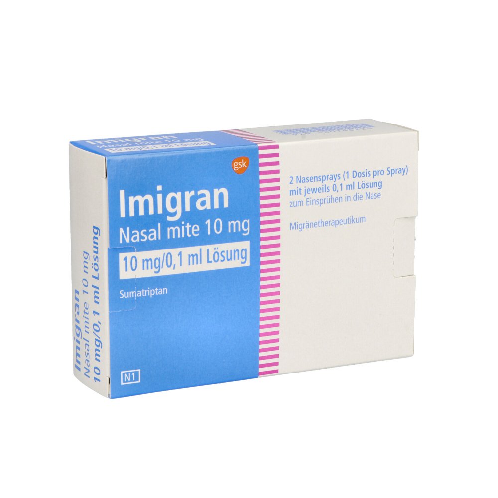 Imigran Nasal Mite 10 Mg Nasenspray (2 stk)