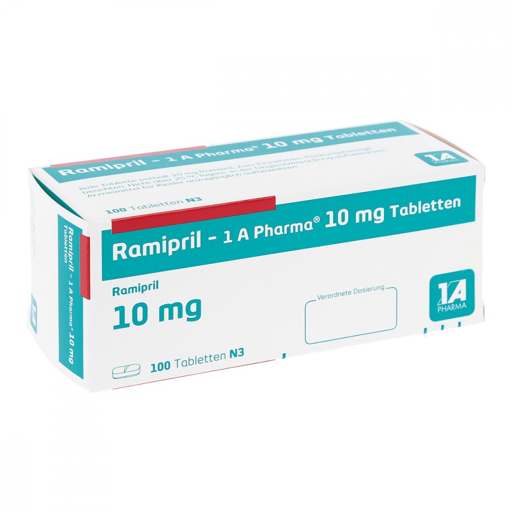 Ramipril-1a Pharma 10 Mg Tabletten (100 stk)