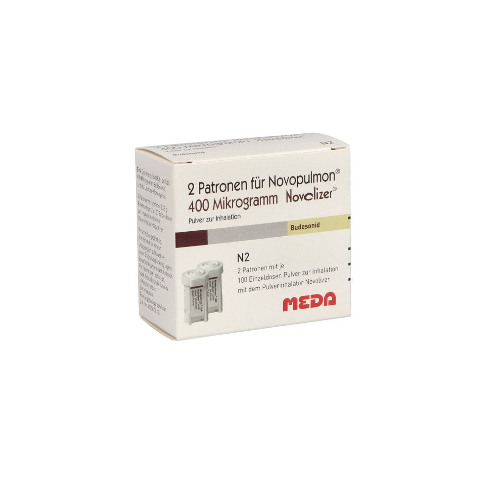 Novopulmon 400 Μg Novolizer Patrone 2x100 Ed (2X100 stk)
