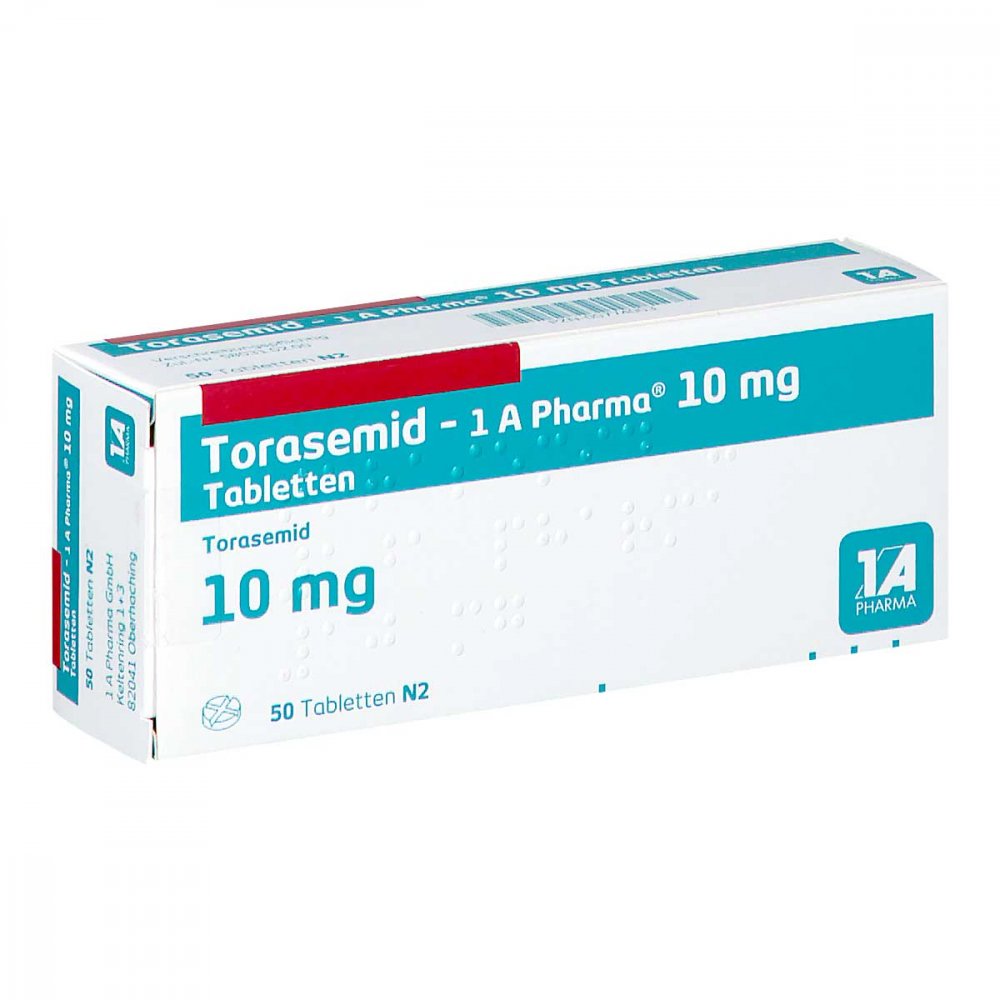 Torasemid-1a Pharma 10 Mg Tabletten (50 stk)
