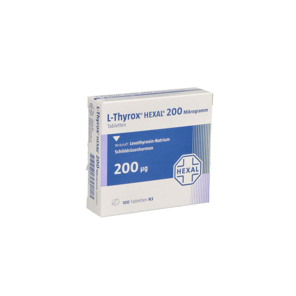 L-Thyrox Hexal 200 Mikrogramm Tabletten (100 stk)