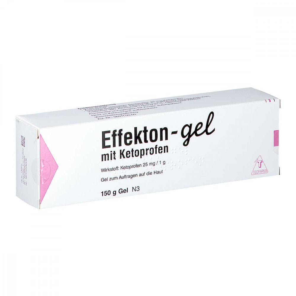 Das Produktfoto zeigt Effekton Gel Mit Ketoprofen (150 g) PZN 00825309