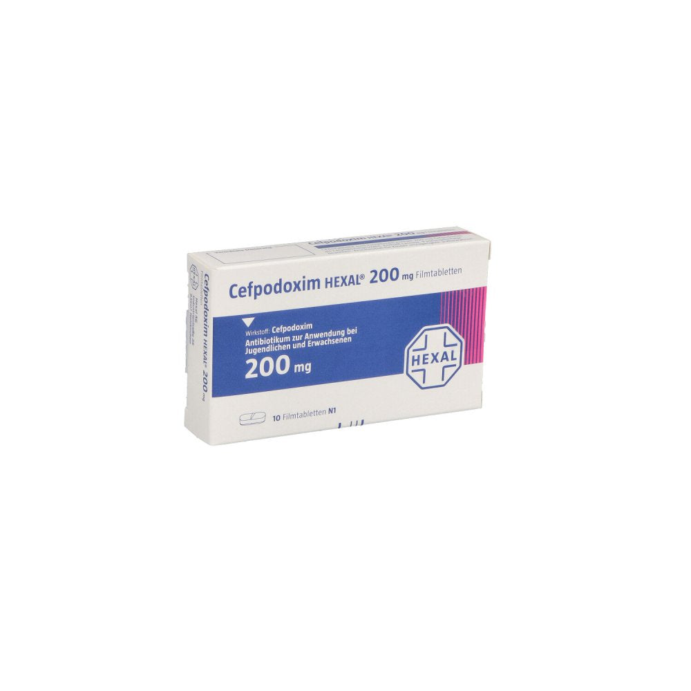 Cefpodoxim Hexal 200 Mg Filmtabletten (10 stk)