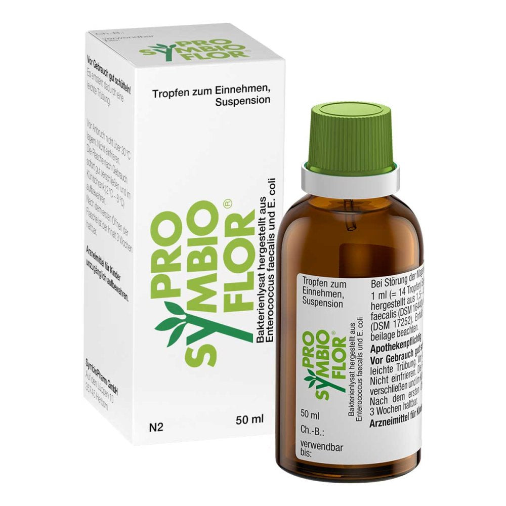 Das Produktfoto zeigt Pro-Symbioflor Suspension (50 ml) PZN 00841509
