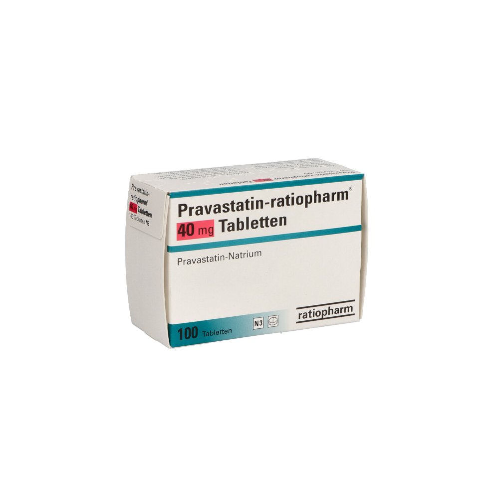 Pravastatin-Ratiopharm 40 Mg Tabletten (100 stk)