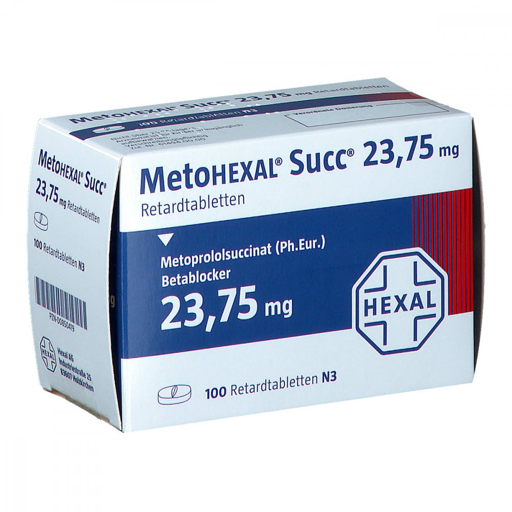 Metohexal Succ 23,75 Mg Retardtabletten (100 stk)