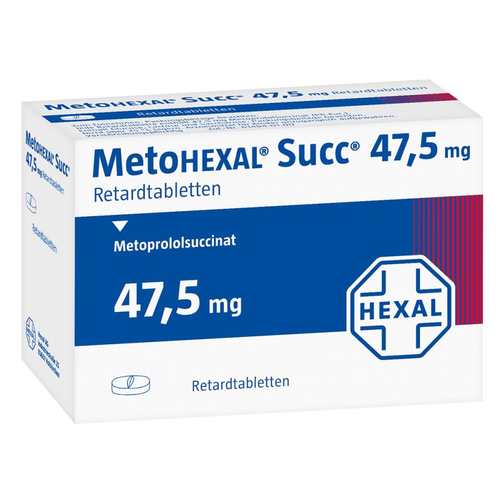 Metohexal Succ 47,5 Mg Retardtabletten (50 stk)