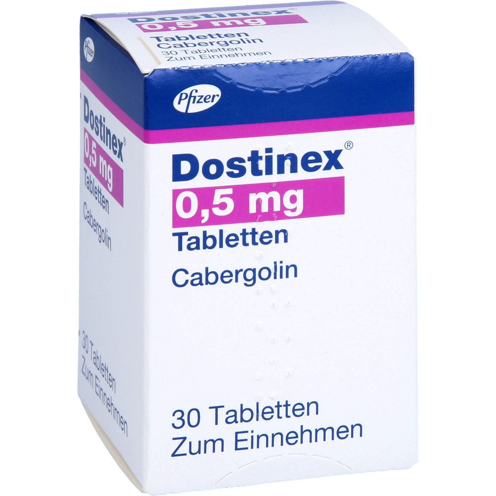 Das Produktfoto zeigt Dostinex 0,5 Mg Tabletten (30 stk) PZN 00890376