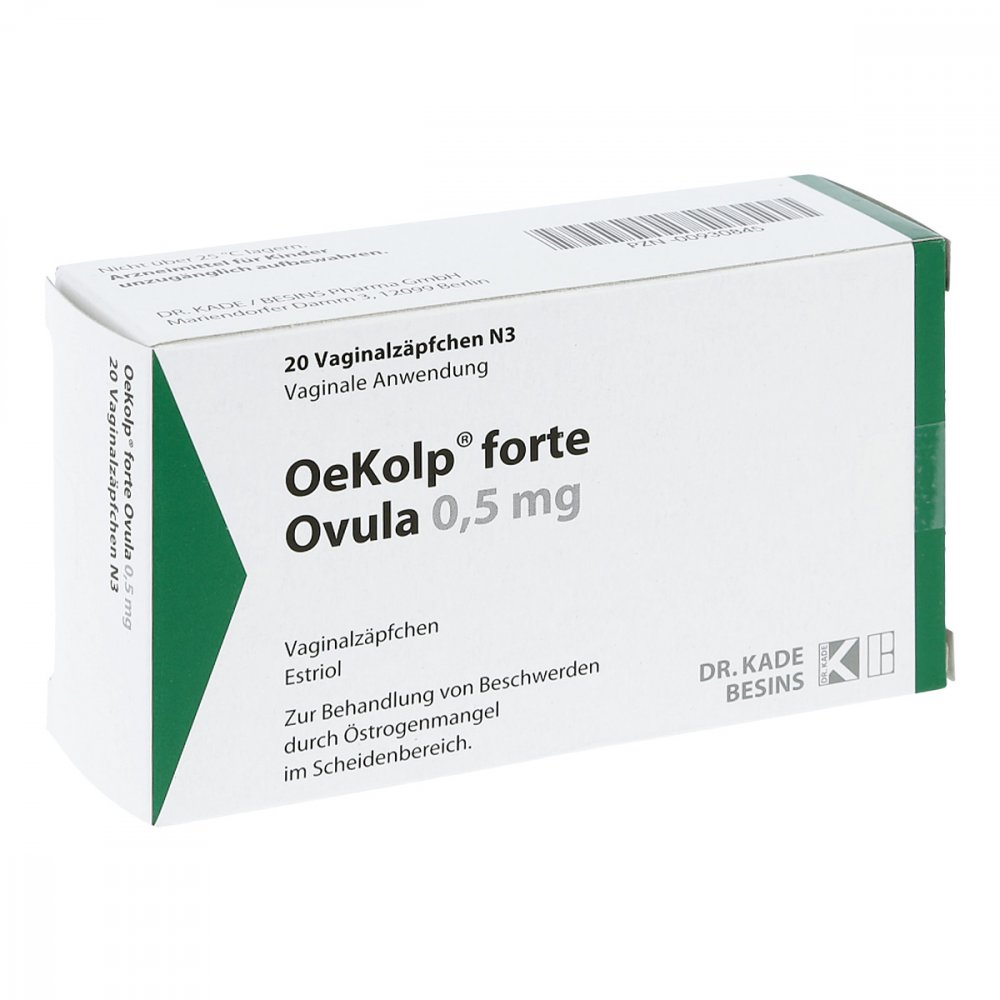 Oekolp Forte Ovula 0,5 Mg (20 stk)