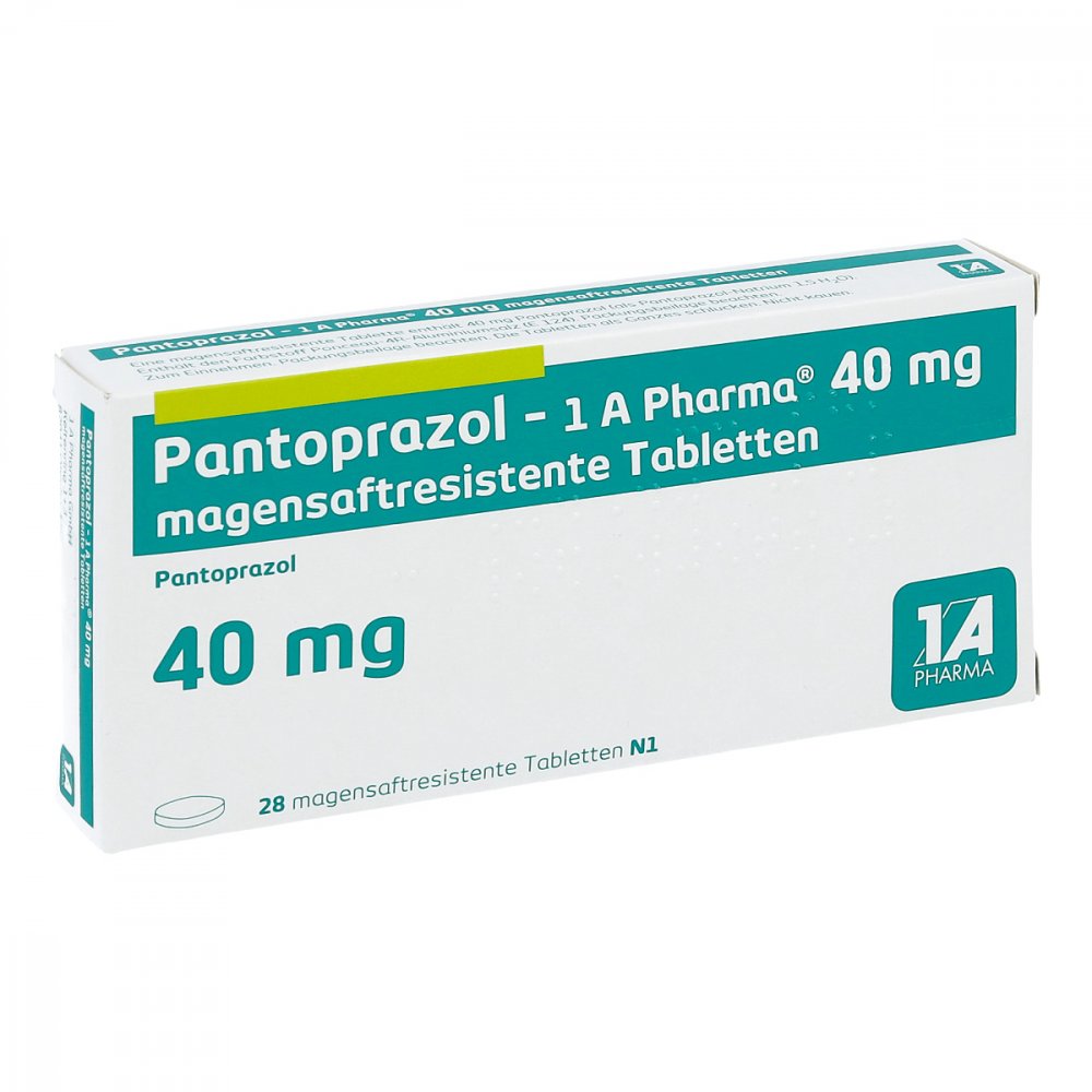 Pantoprazol-1a Pharma 40 Mg Magensaftres.Tabletten (28 stk)