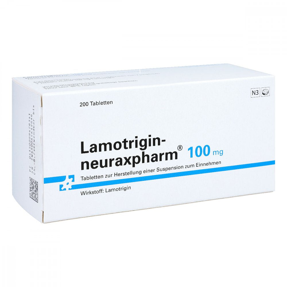 Lamotrigin-Neuraxpharm 100 Mg Tab.Z.H.Susp.Z.Einn. (200 stk)