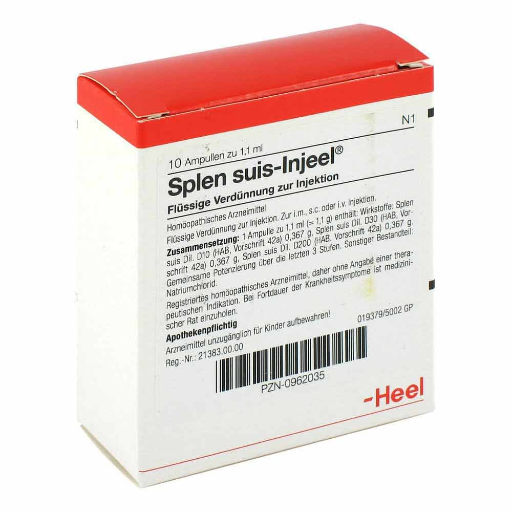Splen Suis Injeel Ampullen (10 stk)