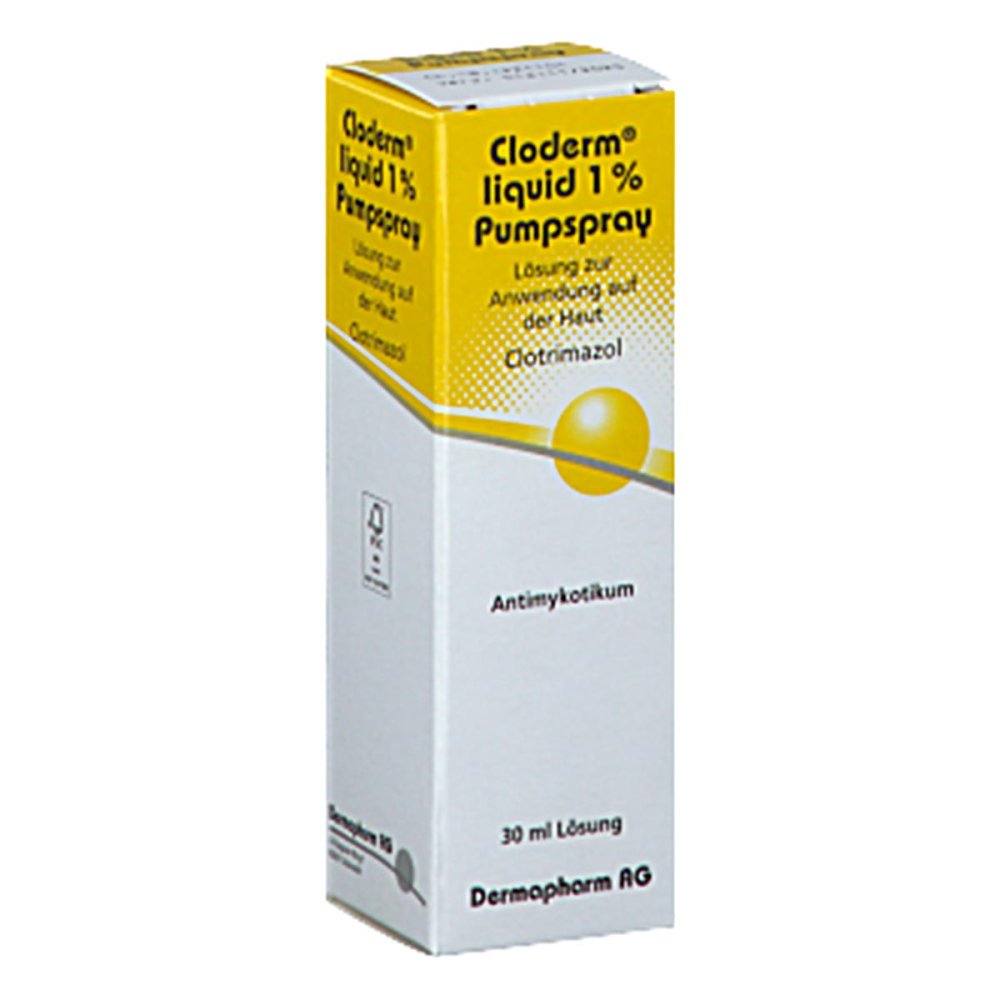 Cloderm Liquid 1% Pumpspray (30 ml)