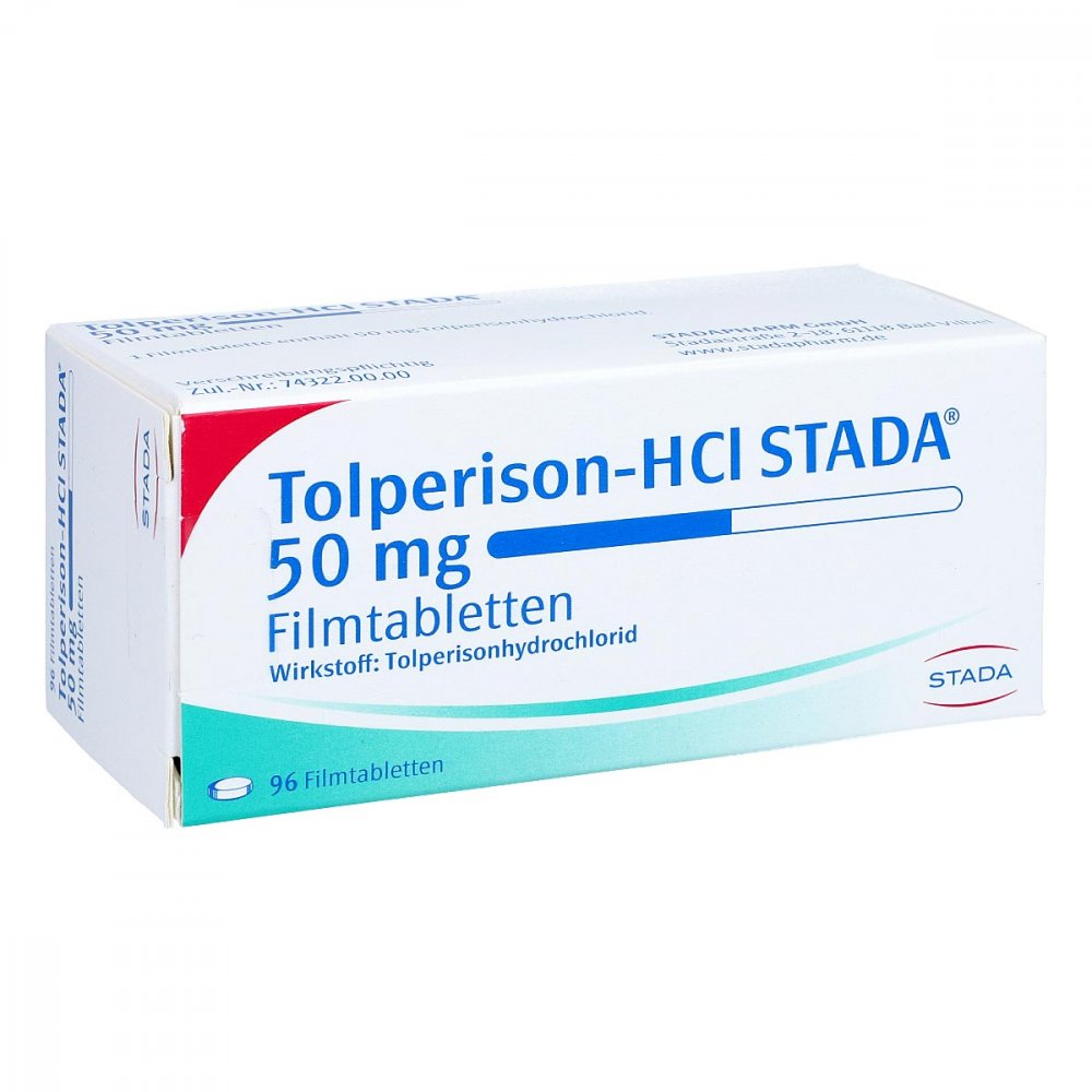 Tolperison-Hcl Stada 50 Mg Filmtabletten (96 stk)