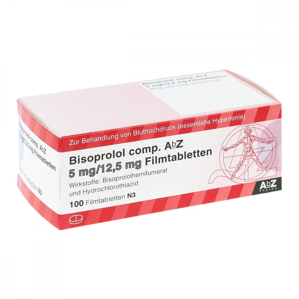 Bisoprolol Comp. Abz 5/12,5 Mg Filmtabletten (100 stk)