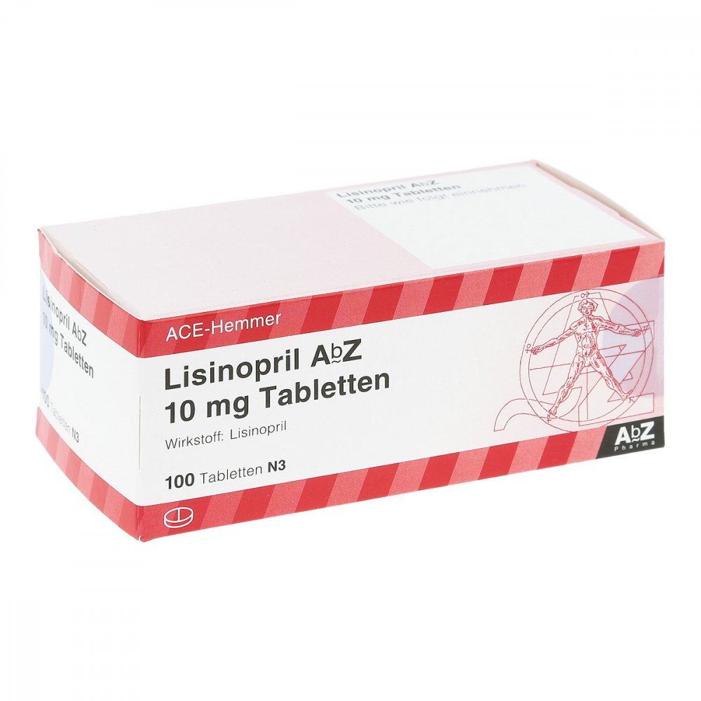 Lisinopril Abz 10 Mg Tabletten (100 stk)