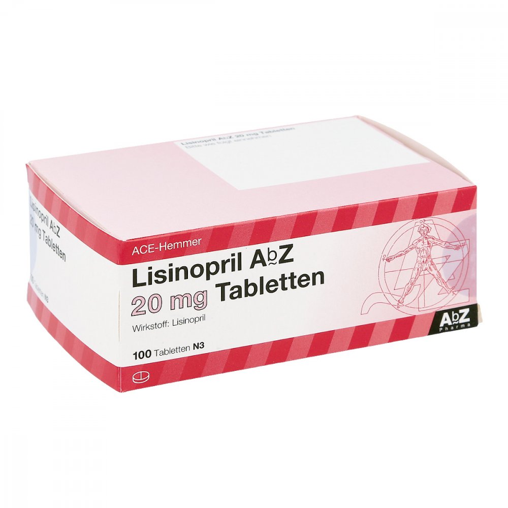 Lisinopril Abz 20 Mg Tabletten (100 stk)