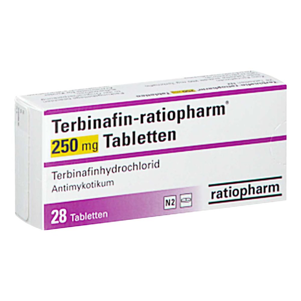 Terbinafin-Ratiopharm 250 Mg Tabletten (28 stk)