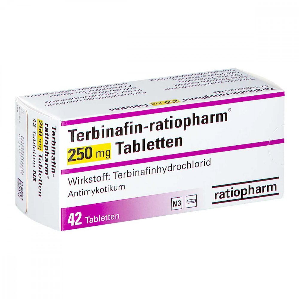 Terbinafin-Ratiopharm 250 Mg Tabletten (42 stk)
