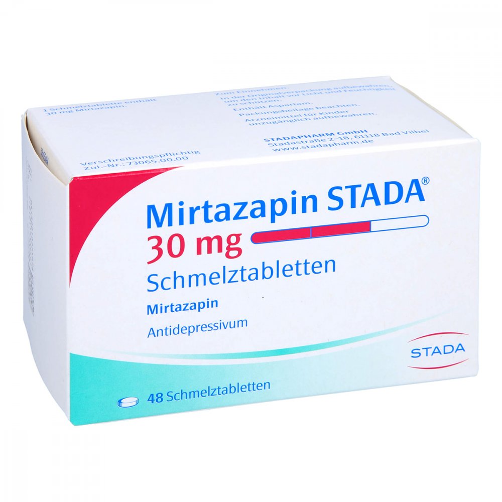 Mirtazapin Stada 30 Mg Schmelztabletten (48 stk)