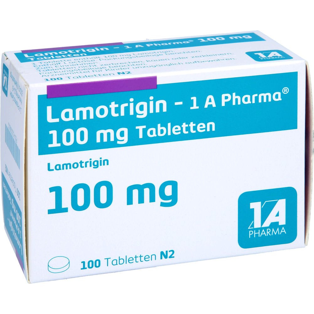 Lamotrigin-1a Pharma 100 Mg Tabletten (100 stk)