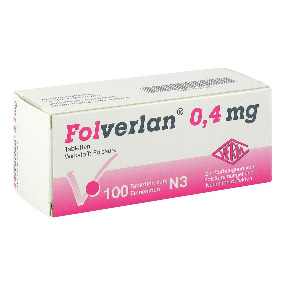 Folverlan 0,4 Mg Tabletten (100 stk)