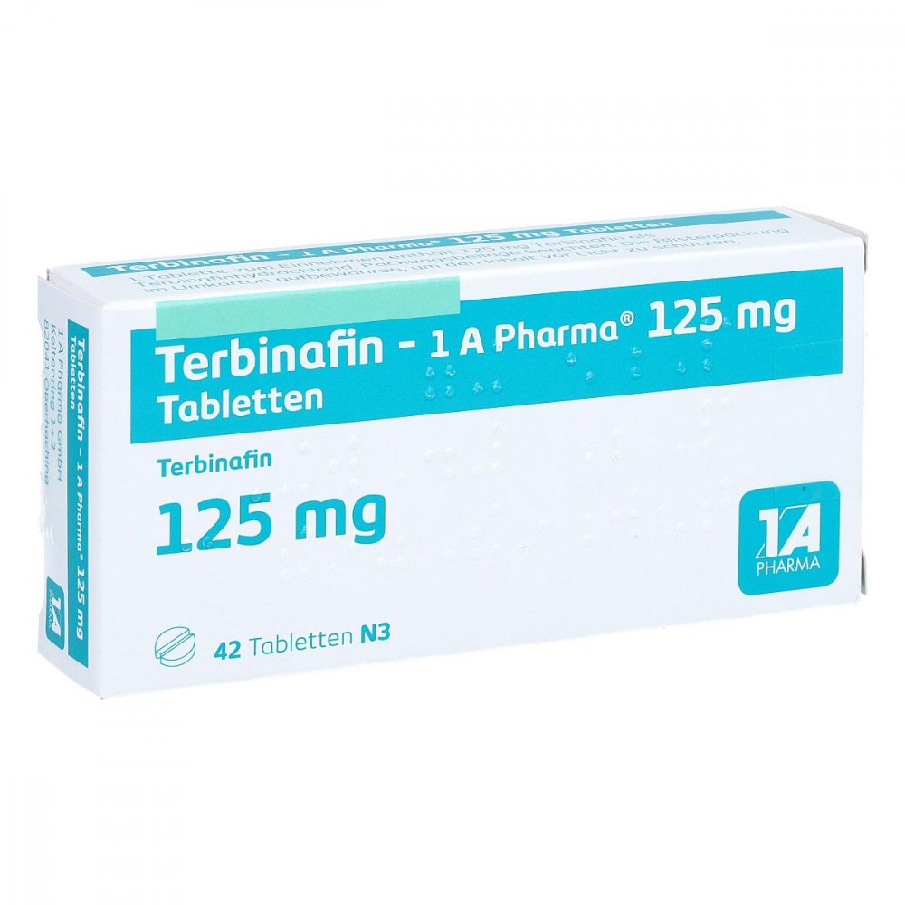 Terbinafin-1a Pharma 125 Mg Tabletten (42 stk)