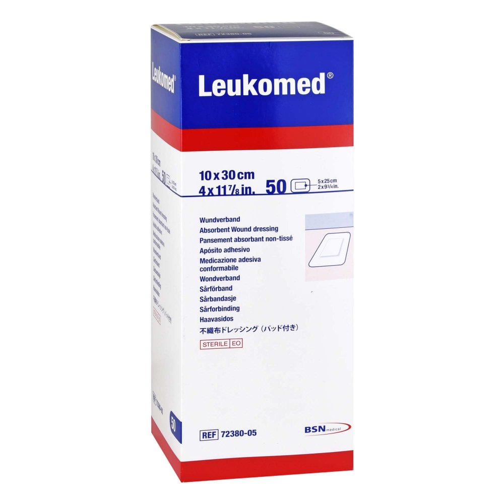 Leukomed Sterile Pflaster 10x30 Cm (50 stk)