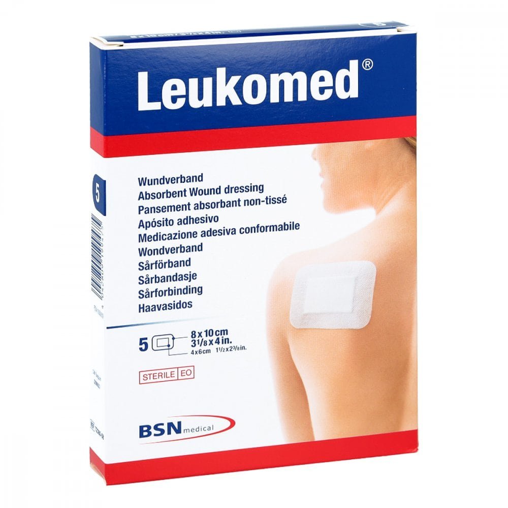 Leukomed Sterile Pflaster 8x10 Cm (5 stk)