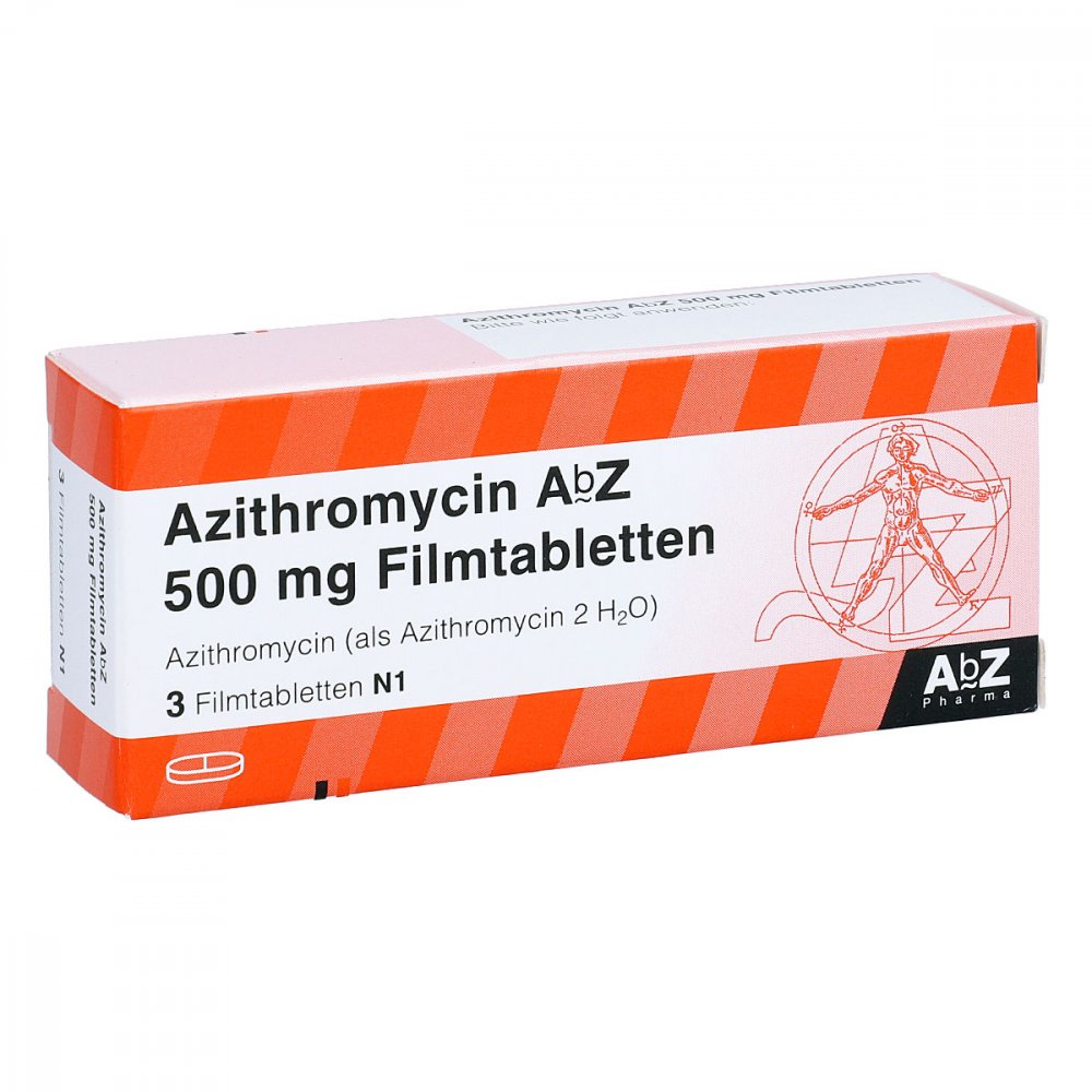 Azithromycin Abz 500 Mg Filmtabletten (3 stk)