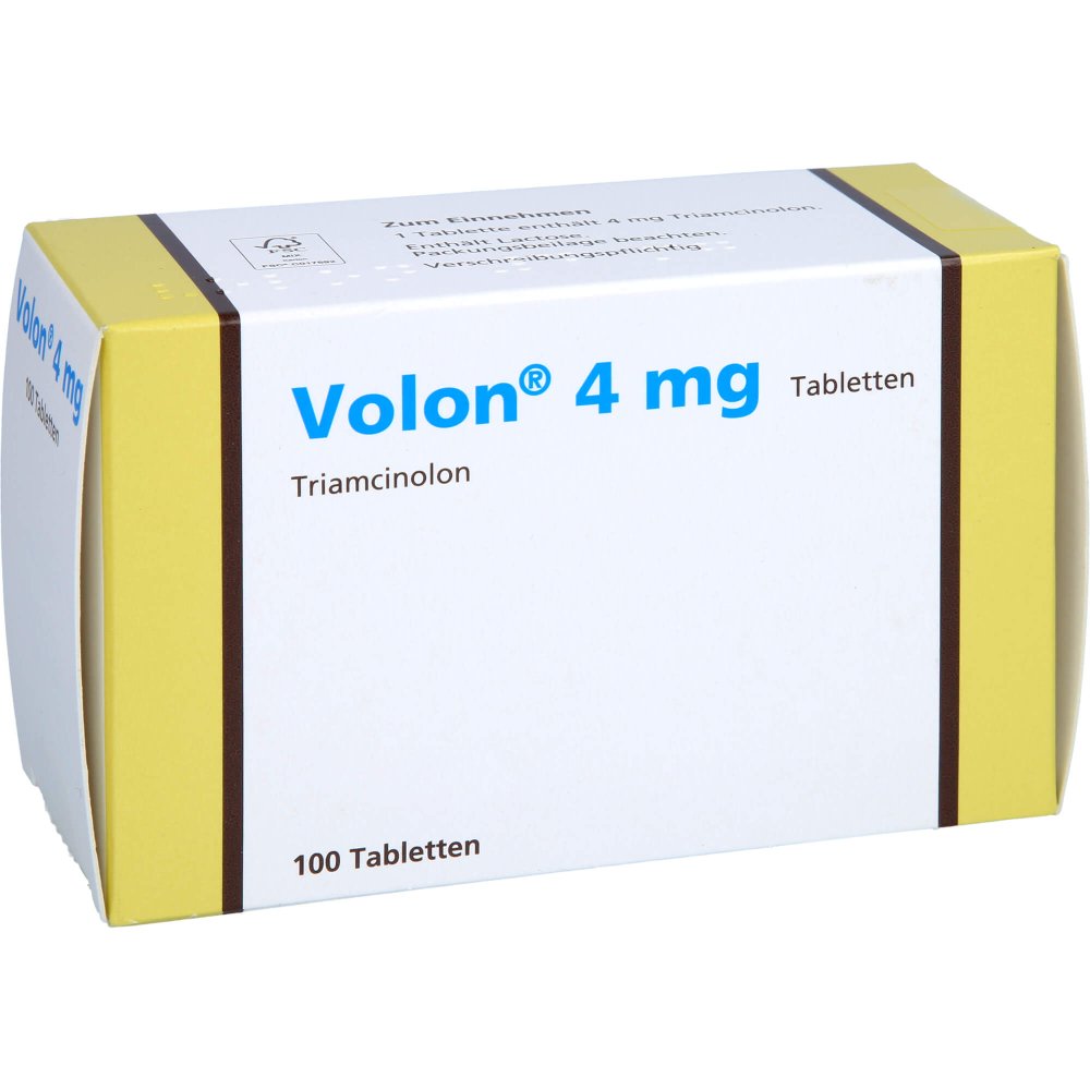 Das Produktfoto zeigt Volon 4 Mg Tabletten (100 stk) PZN 01115780