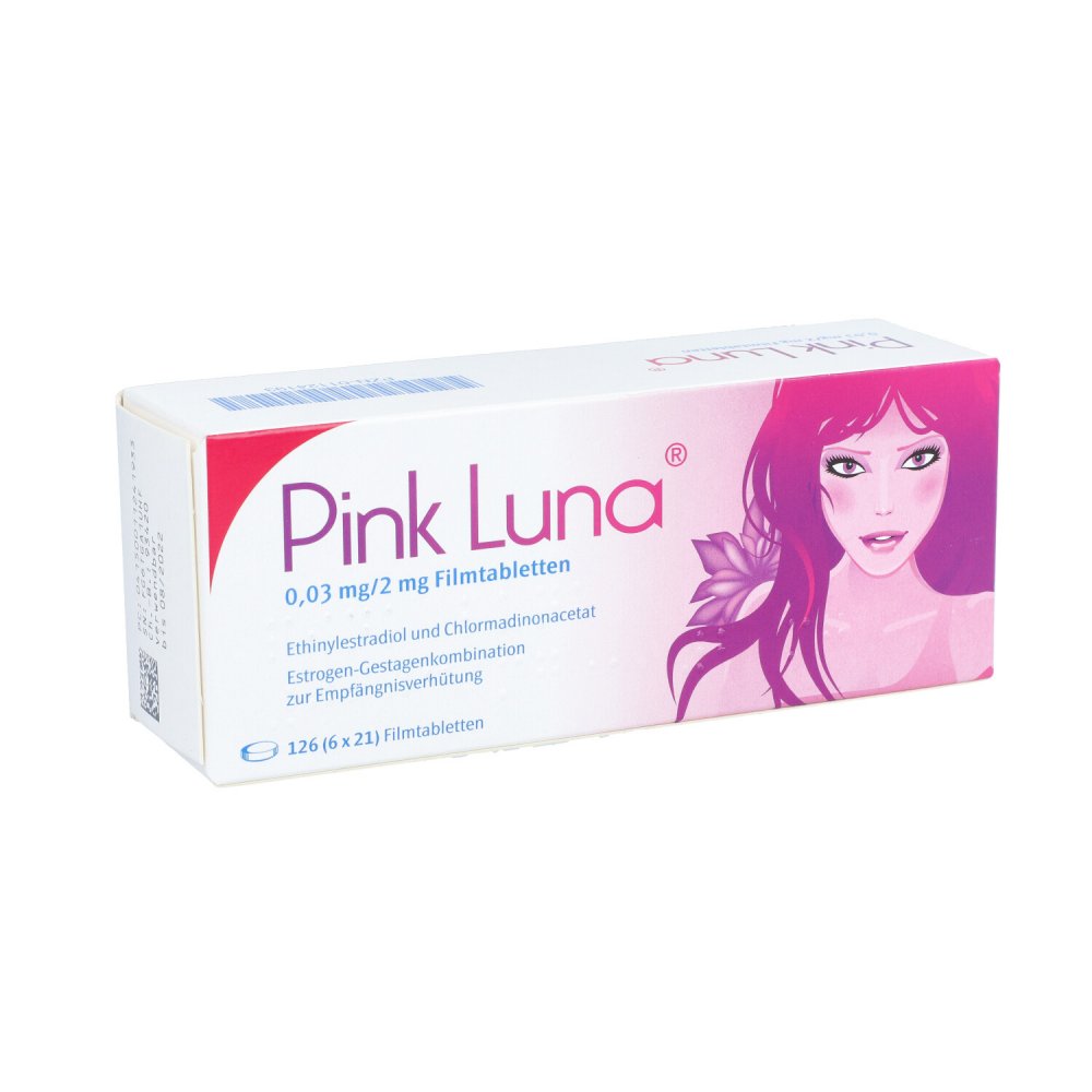 Pink Luna 0,03 Mg/2 Mg Filmtabletten (6X21 stk)