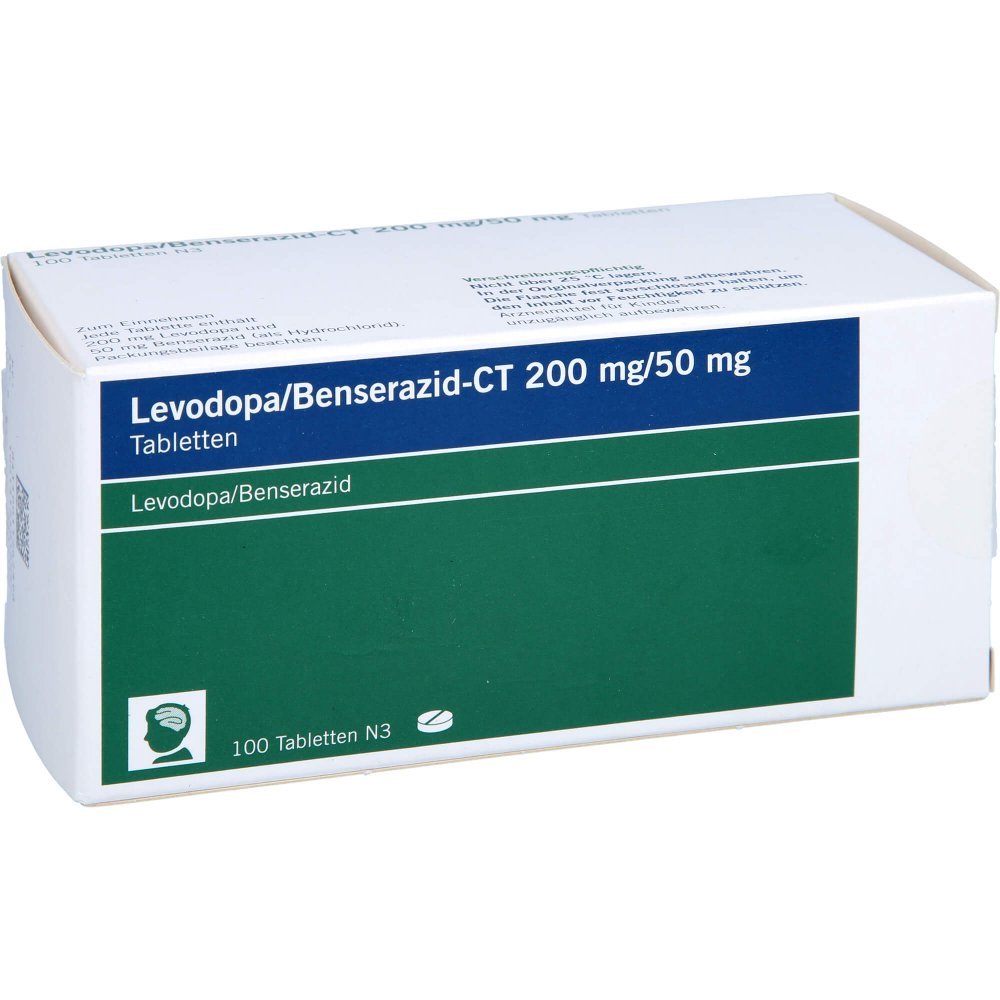 Levodopa Benserazid-Ct 200 Mg/50 Mg Tabletten (100 stk)