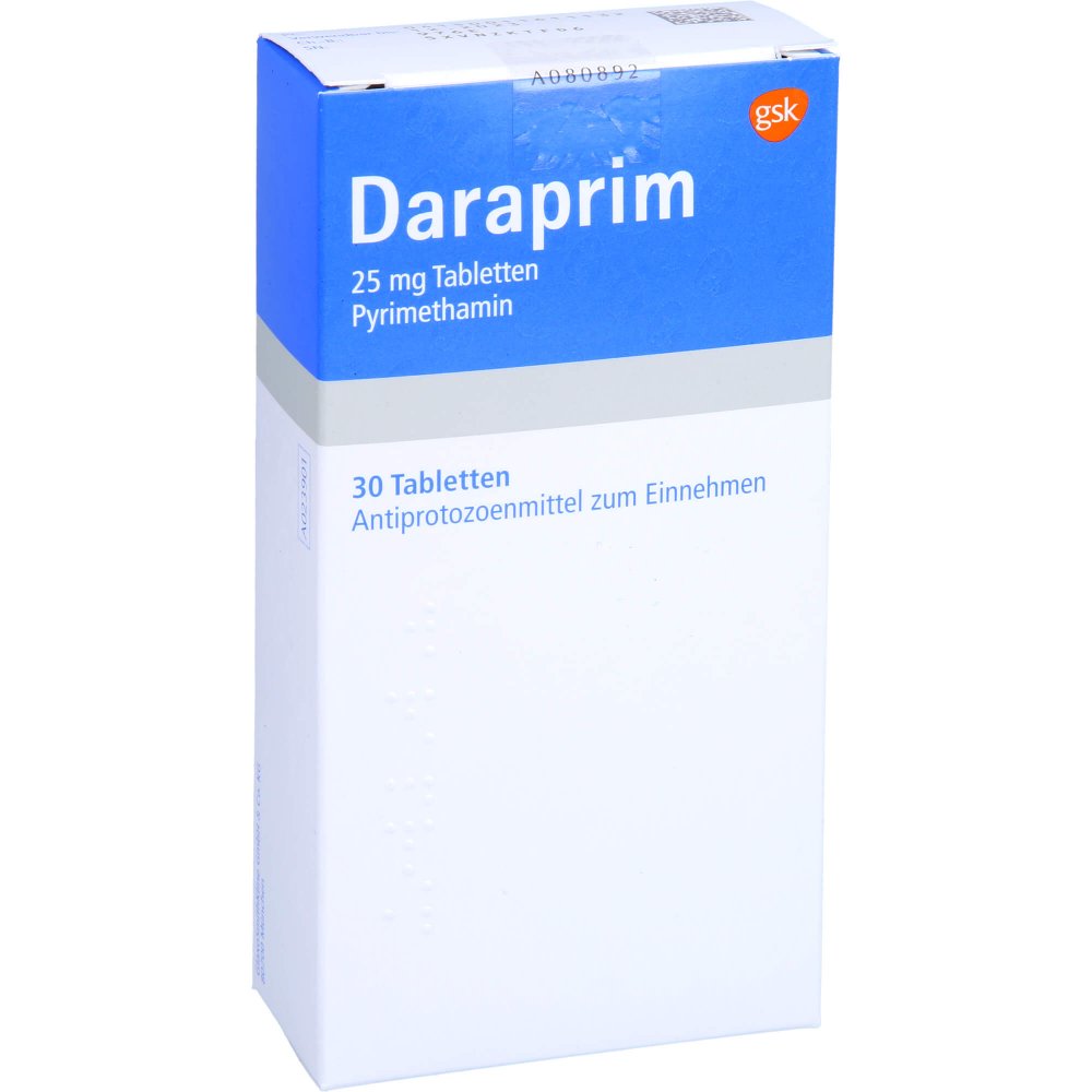 Das Produktfoto zeigt Daraprim Tabletten (30 stk) PZN 01161113
