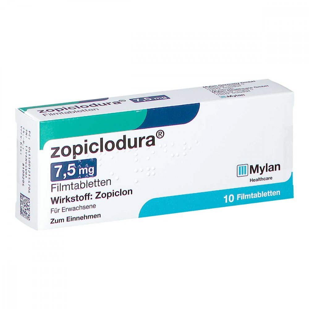 Zopiclodura 7,5 Mg Filmtabletten (10 stk)