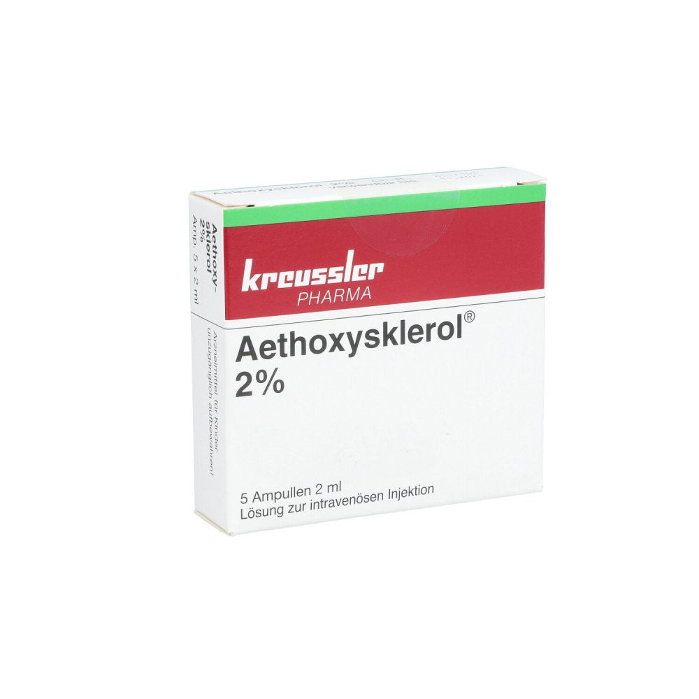 Aethoxysklerol 2% Injektionslösung (5X2 ml)