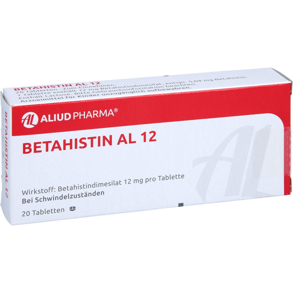 Betahistin Al 12 Tabletten (20 stk)