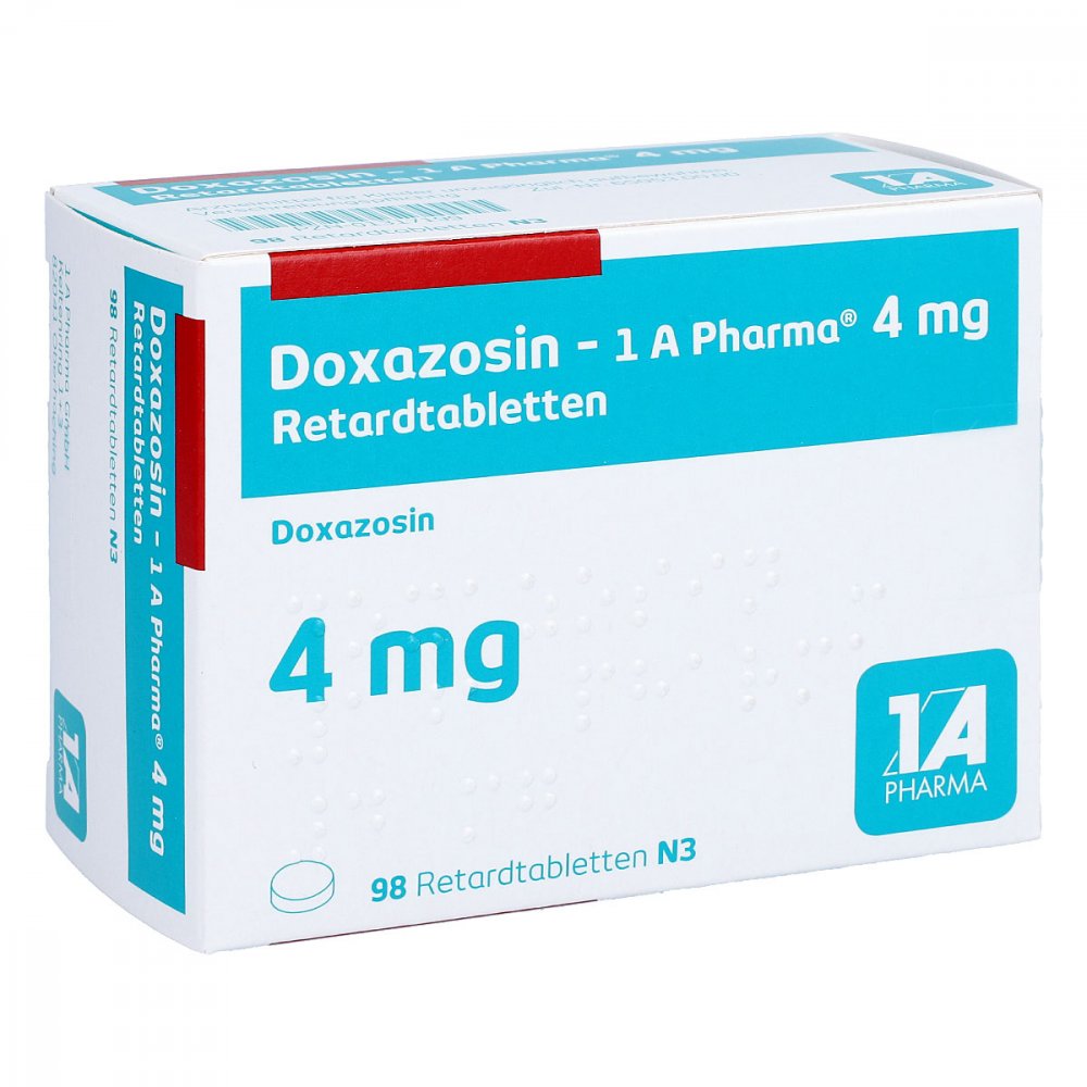 Doxazosin-1a Pharma 4 Mg Retardtabletten (98 stk)