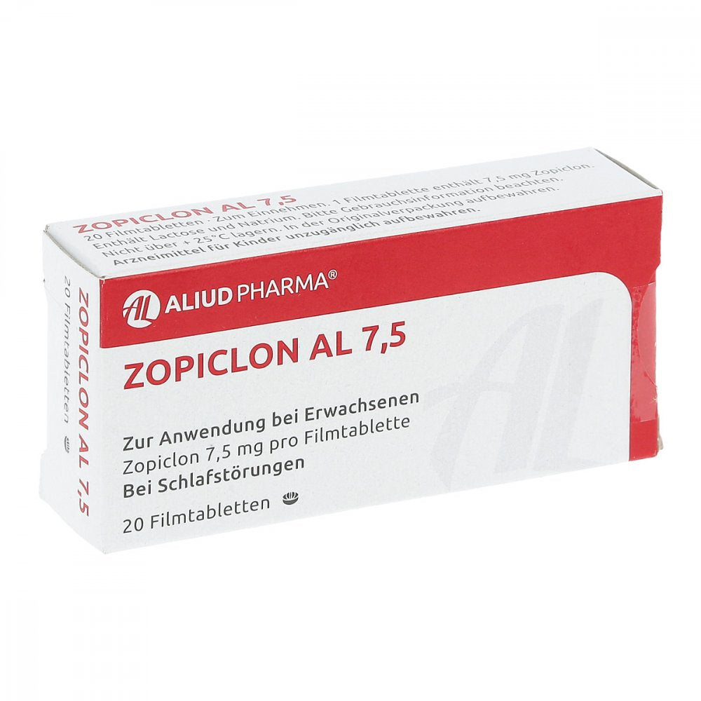 Zopiclon Al 7,5 Filmtabletten (20 stk)